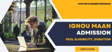 IGNOU MAAN Admission